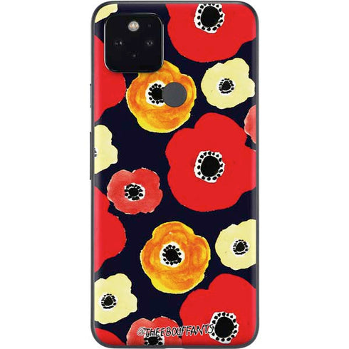 Bouffants and Broken Hearts Anemone Flower Google Pixel 5 Skin